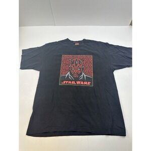 Vintage 1999 Star Wars‎ Episode 1 Darth Maul Rare T Shirt Size XL